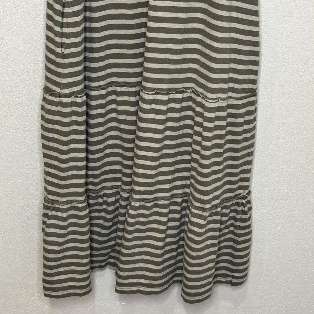 Pact Dress Womens Medium Striped Sleeveless V Neck Organic Cotton Pockets Casual - Picture 9 of 10